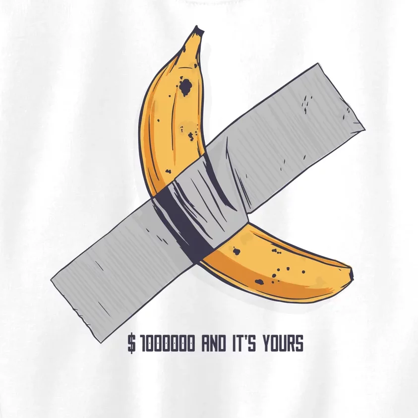 Taped Banana Funny Kids Sweatshirt