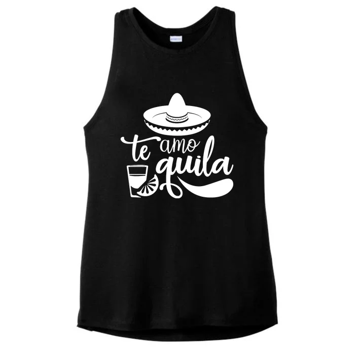 Te Amo Quila Ladies Tri-Blend Wicking Tank