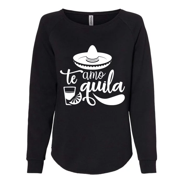 Te Amo Quila Womens California Wash Sweatshirt