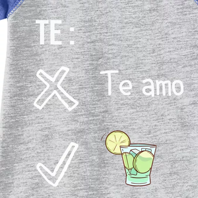 Te Amo Quila Tequila Funny Mexican Ing Cinco De Mayo Cool Gift Infant Baby Jersey Bodysuit