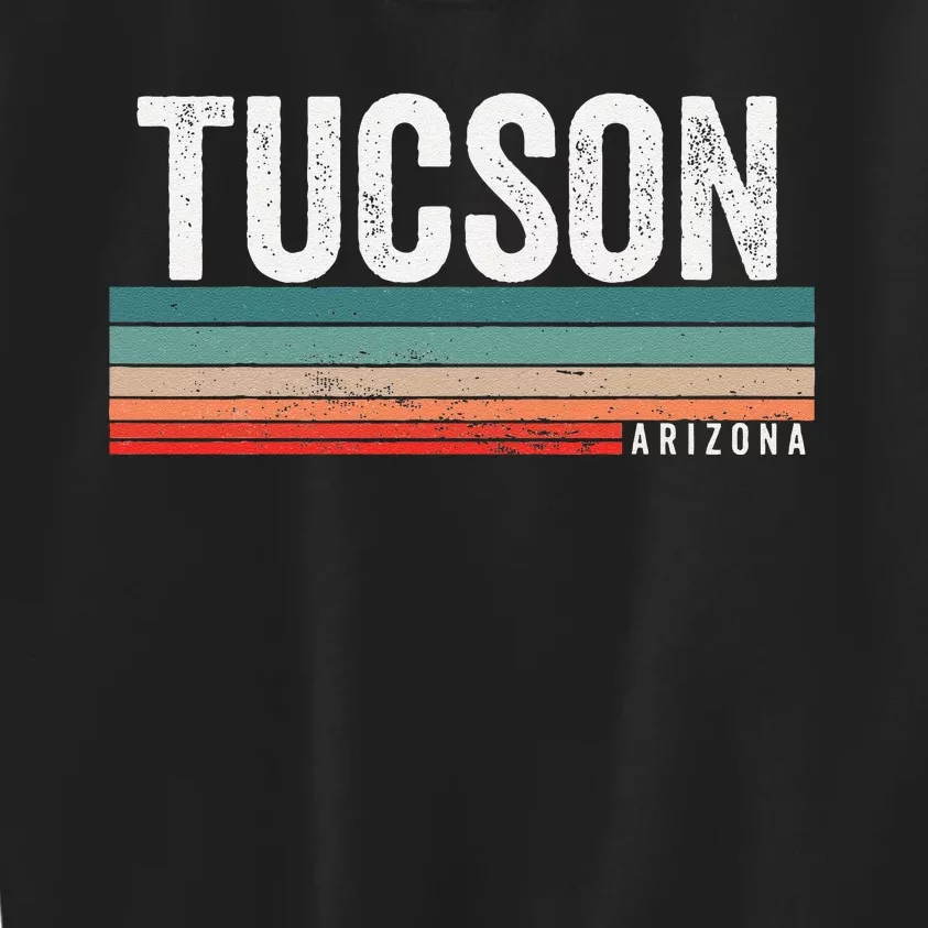 Tucson Arizona Retro Sunset Tucson Az Tucson Kids Sweatshirt