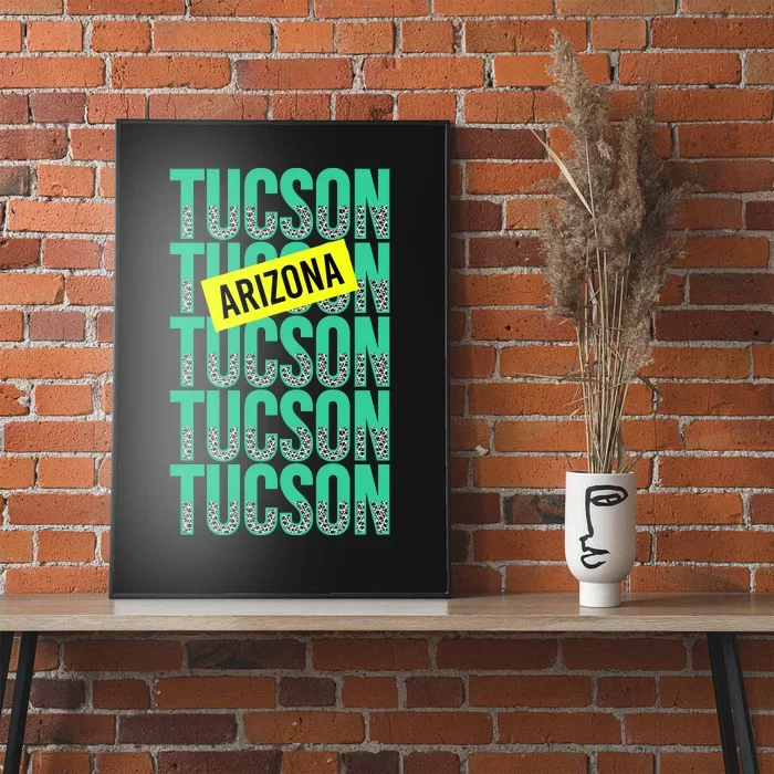 Tucson Arizona Repeat Logo Poster