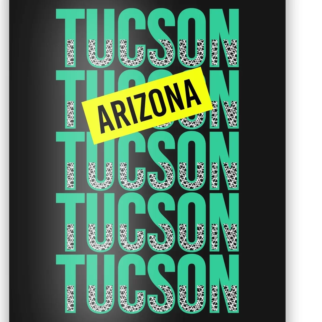 Tucson Arizona Repeat Logo Poster