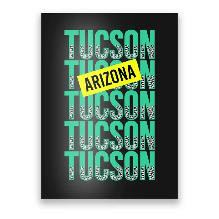 Tucson Arizona Repeat Logo Poster