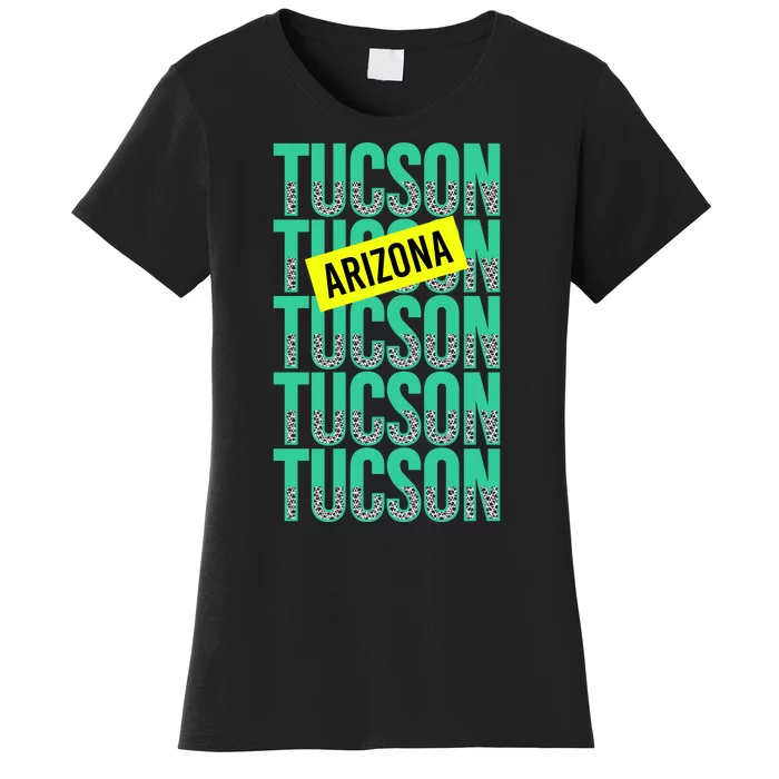 Tucson Arizona Repeat Logo Women's T-Shirt