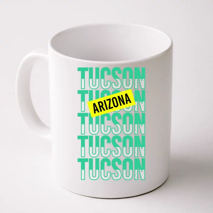 Tucson Arizona Repeat Logo Front & Back Coffee Mug