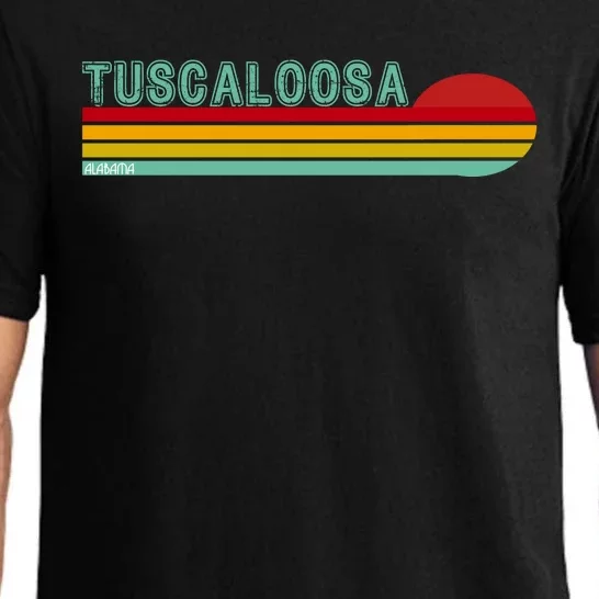 Tuscaloosa Alabama Retro Sunset Pajama Set