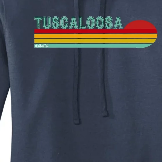 Tuscaloosa Alabama Retro Sunset Women's Pullover Hoodie