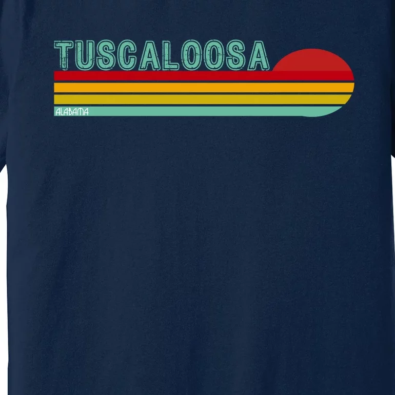 Tuscaloosa Alabama Retro Sunset Premium T-Shirt