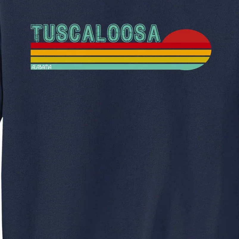 Tuscaloosa Alabama Retro Sunset Tall Sweatshirt