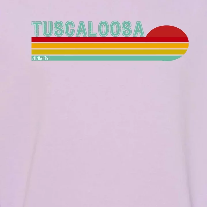 Tuscaloosa Alabama Retro Sunset Garment-Dyed Sweatshirt