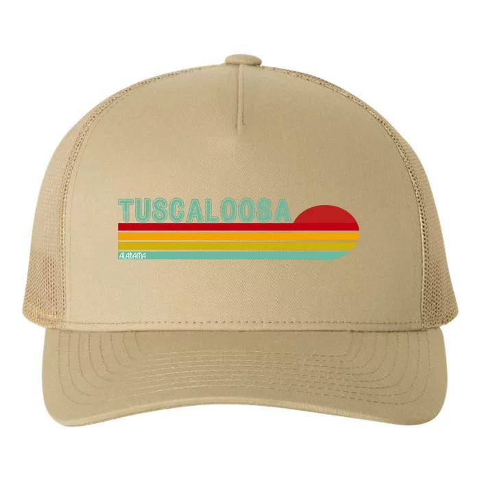 Tuscaloosa Alabama Retro Sunset Yupoong Adult 5-Panel Trucker Hat