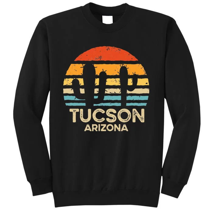 Tucson Arizona Retro Sunset Tall Sweatshirt