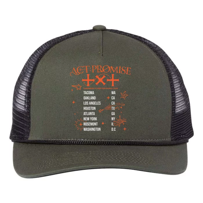 Txt Act Rosemont Retro Rope Trucker Hat Cap