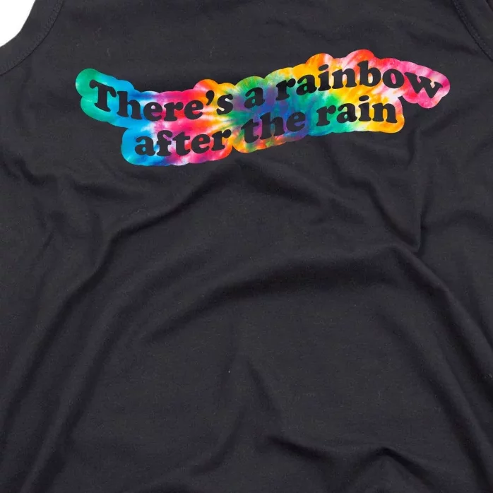 There's A Rainbow After The Rain Mental Health Awareness Tank Top