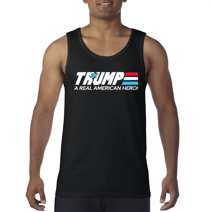 Trump A Real American Hero Tank Top