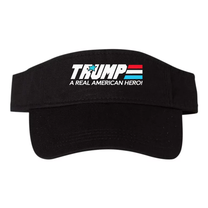 Trump A Real American Hero Valucap Bio-Washed Visor