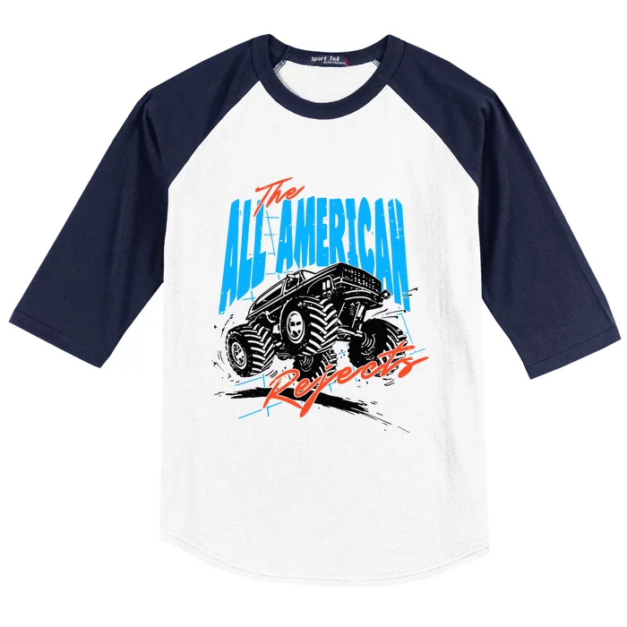 The Allamerican Rejects Monster Truck Baseball Sleeve Shirt