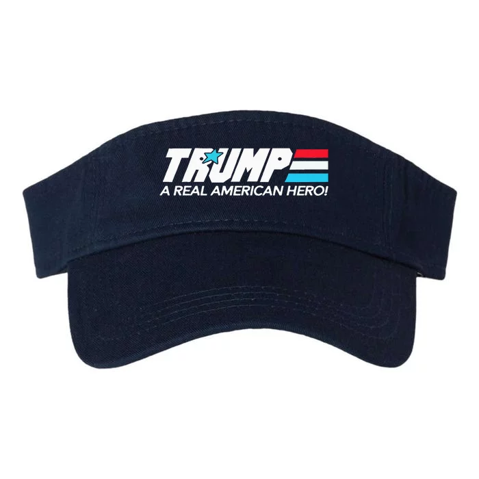 Trump A Real American Hero Valucap Bio-Washed Visor