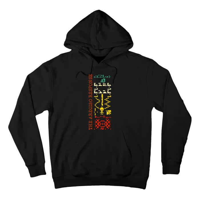 The Arecibo Response Chilbolton Crop Circle Alien Reply Hoodie