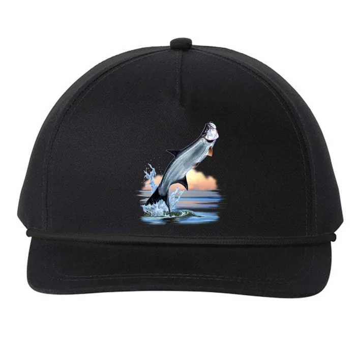 Tarpon Leap Snapback Five-Panel Rope Hat