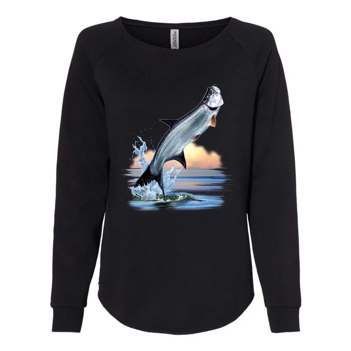 Tarpon Leap Womens California Wash Sweatshirt