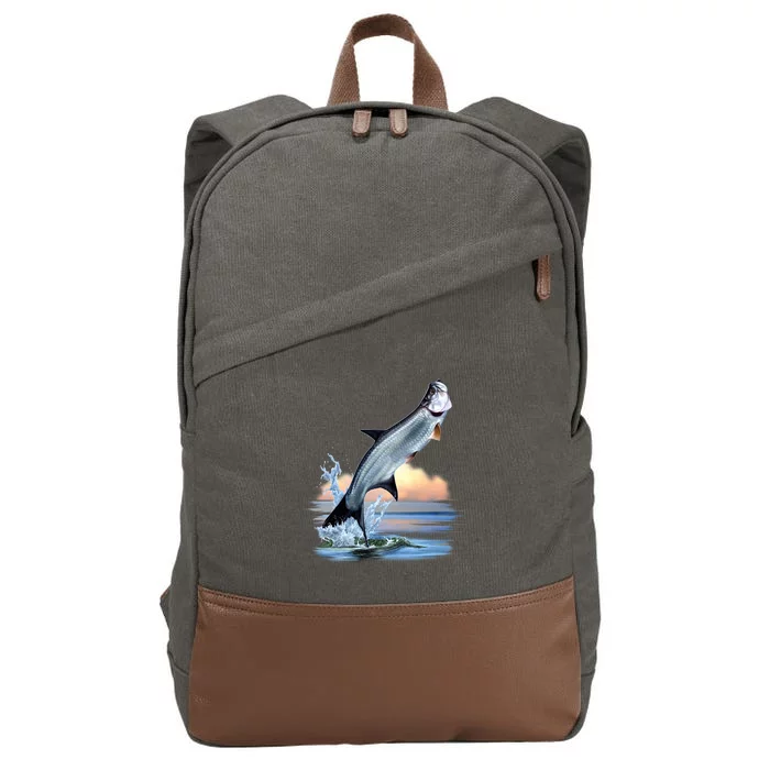 Tarpon Leap Cotton Canvas Backpack