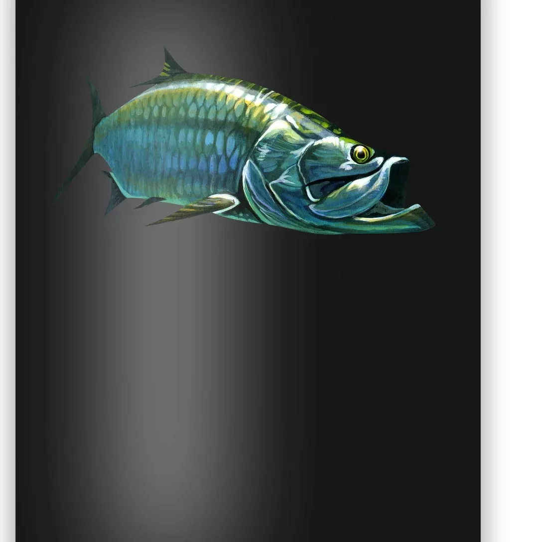 Tarpon Swimming Poster