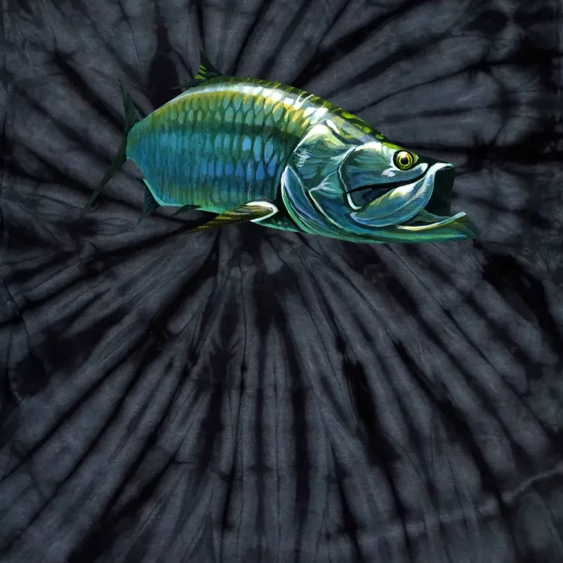 Tarpon Swimming Tie-Dye T-Shirt