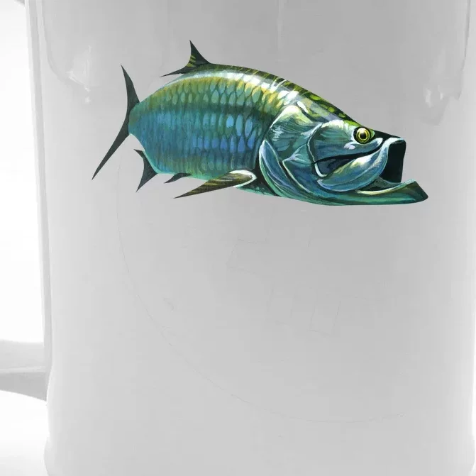 Tarpon Swimming Front & Back Beer Stein