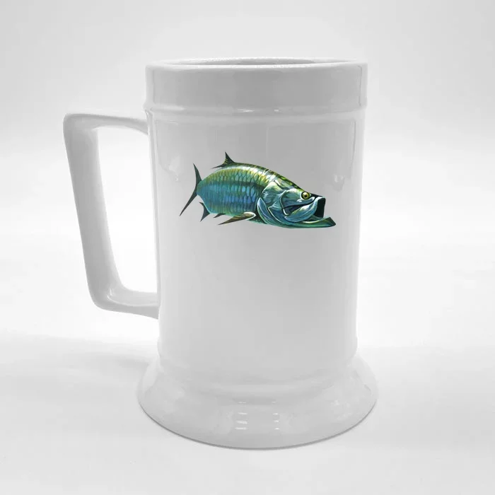 Tarpon Swimming Front & Back Beer Stein