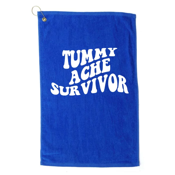 Tummy Ache Survivor Retro Platinum Collection Golf Towel