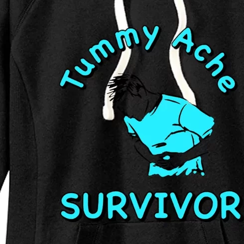 Tummy Ache Survivor Women's Fleece Hoodie