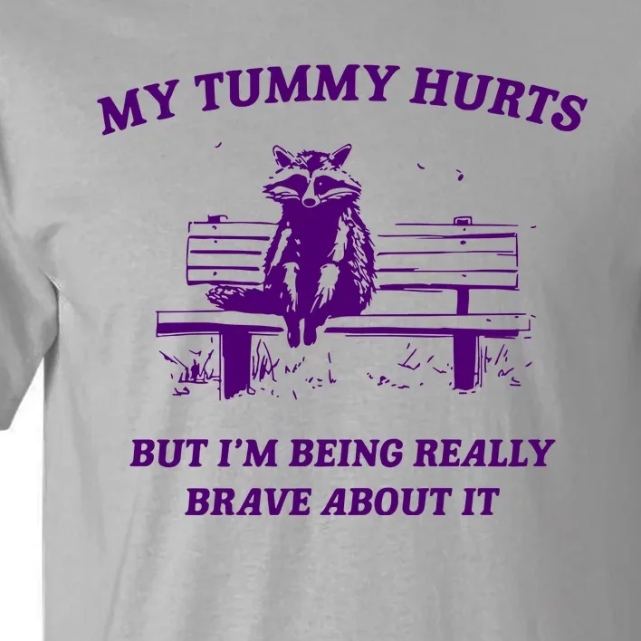 Tummy Ache Survivor Retro 90s Tall T-Shirt