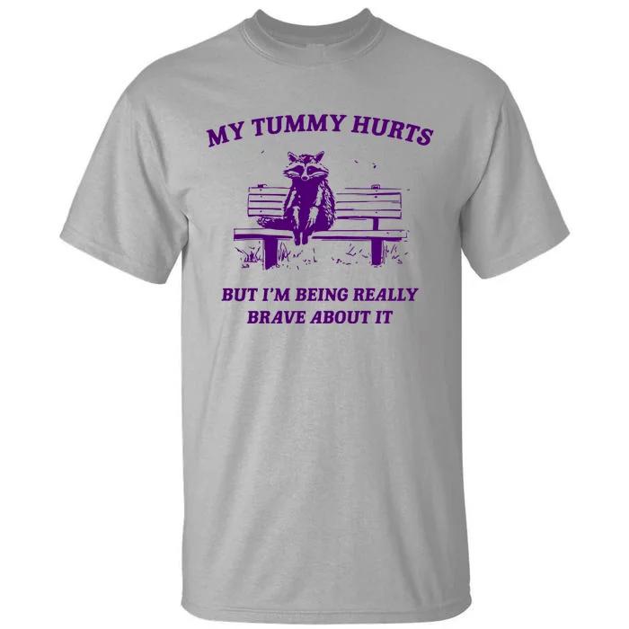 Tummy Ache Survivor Retro 90s Tall T-Shirt