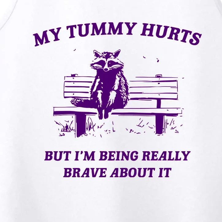 Tummy Ache Survivor Retro 90s Performance Tank