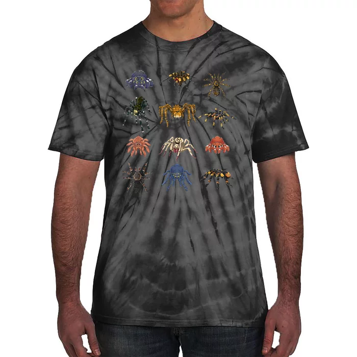 Tarantula Arthropod Spooky Halloween Arachnid Spider Tie-Dye T-Shirt