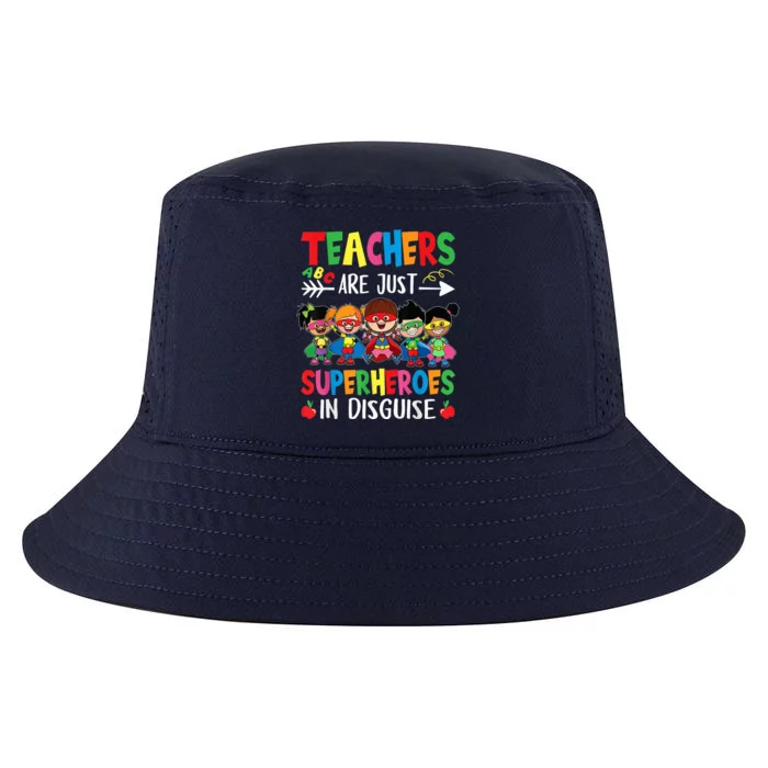 Teachers Are Superheroes Back To School Wo Boy Girls Cool Comfort Performance Bucket Hat