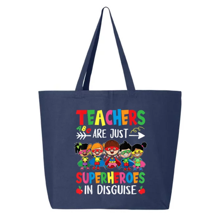 Teachers Are Superheroes Back To School Wo Boy Girls 25L Jumbo Tote