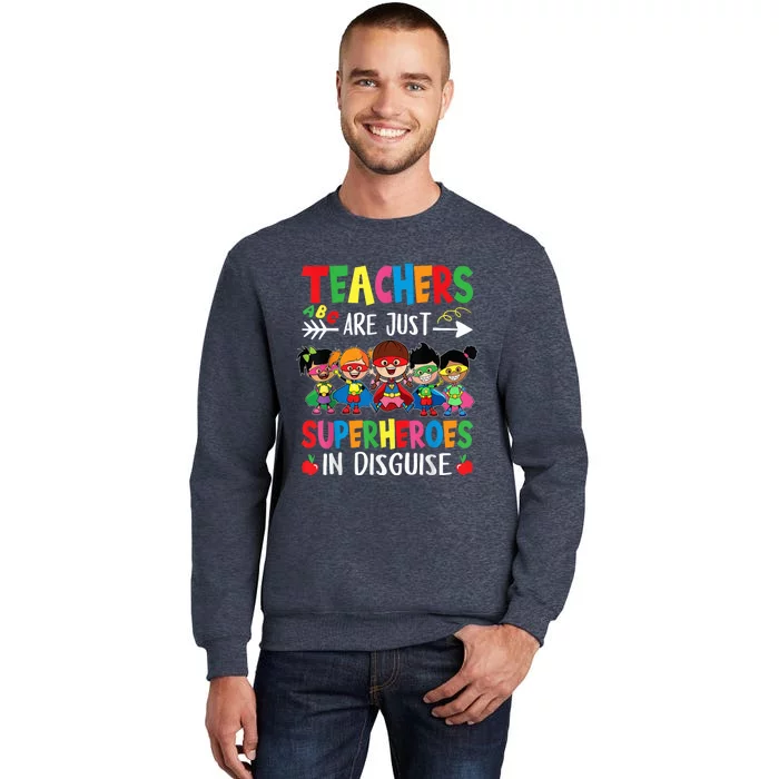 Teachers Are Superheroes Back To School Wo Boy Girls Sweatshirt