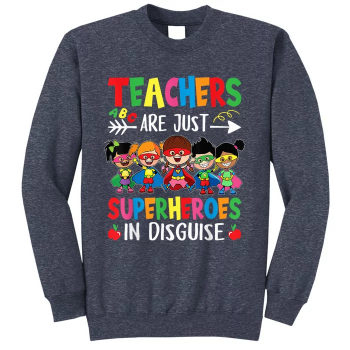 Teachers Are Superheroes Back To School Wo Boy Girls Sweatshirt