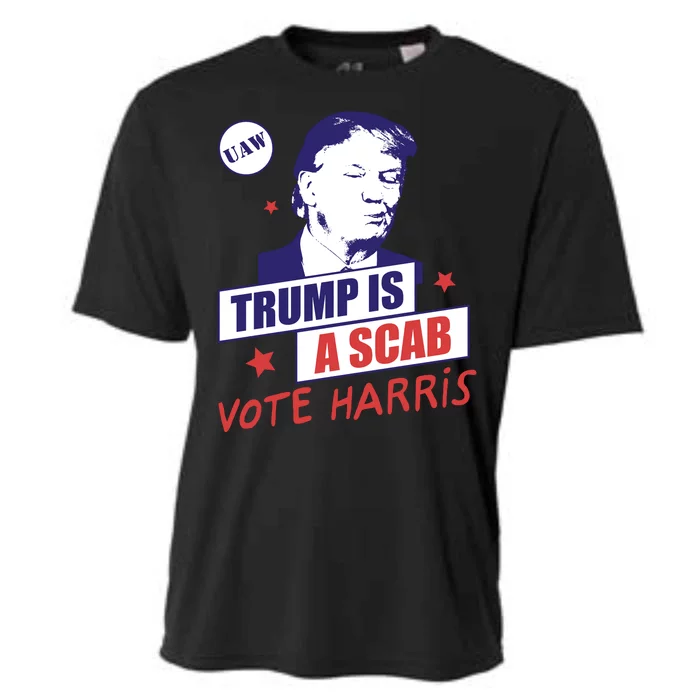 Trump A Scab Vote Harris Uaw 2024 Cooling Performance Crew T-Shirt