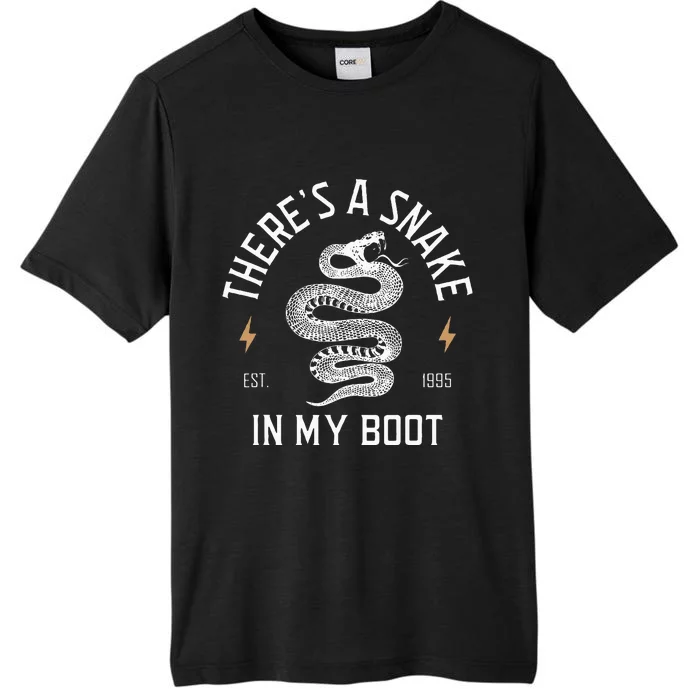 ThereS A Snake In My Boot Est 1995 Meme Funny Snake ChromaSoft Performance T-Shirt