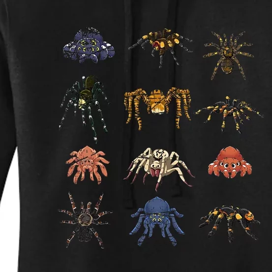 Tarantula Arthropod Spooky Halloween Gift Arachnid Spider Women's Pullover Hoodie