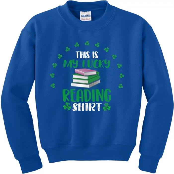 Teachers And Students Funny St Patrick Day Reading Gift Kids Sweatshirt