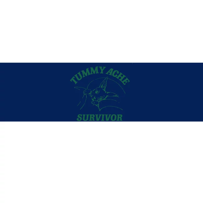 Tummy Ache Survivor Tummy Ache Bumper Sticker