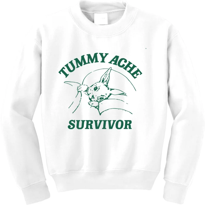 Tummy Ache Survivor Tummy Ache Kids Sweatshirt