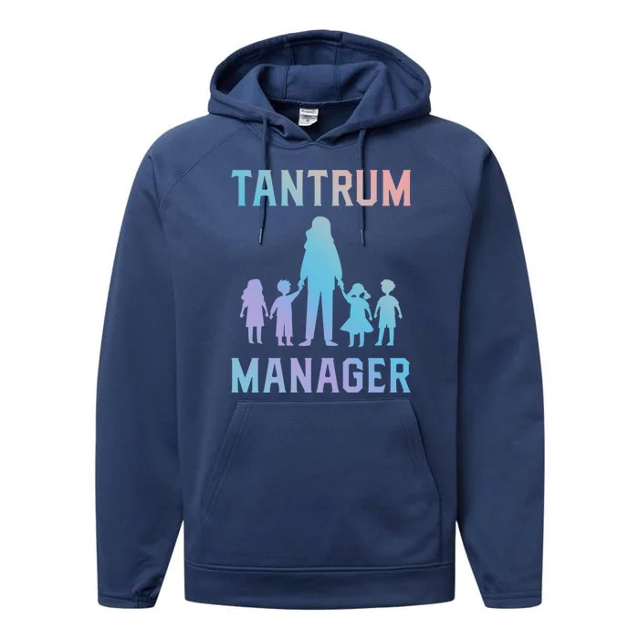 Tantrum Ager Sitting Job Profession Sitter Gift Performance Fleece Hoodie