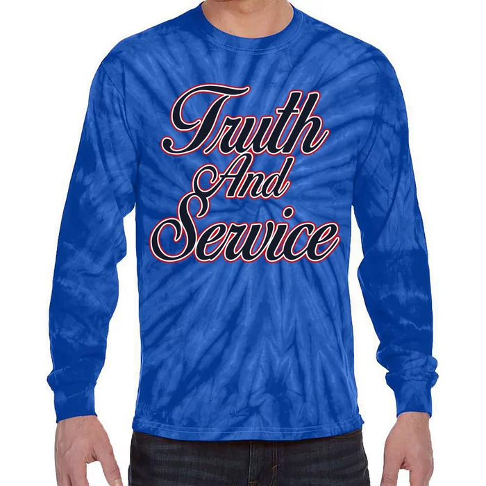 Truth And Service Gift Tie-Dye Long Sleeve Shirt