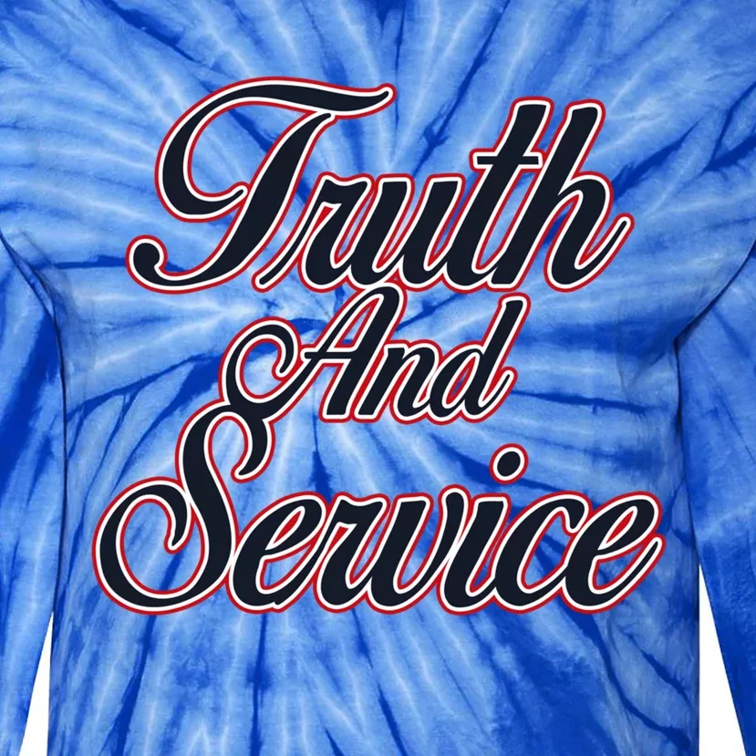 Truth And Service Gift Tie-Dye Long Sleeve Shirt